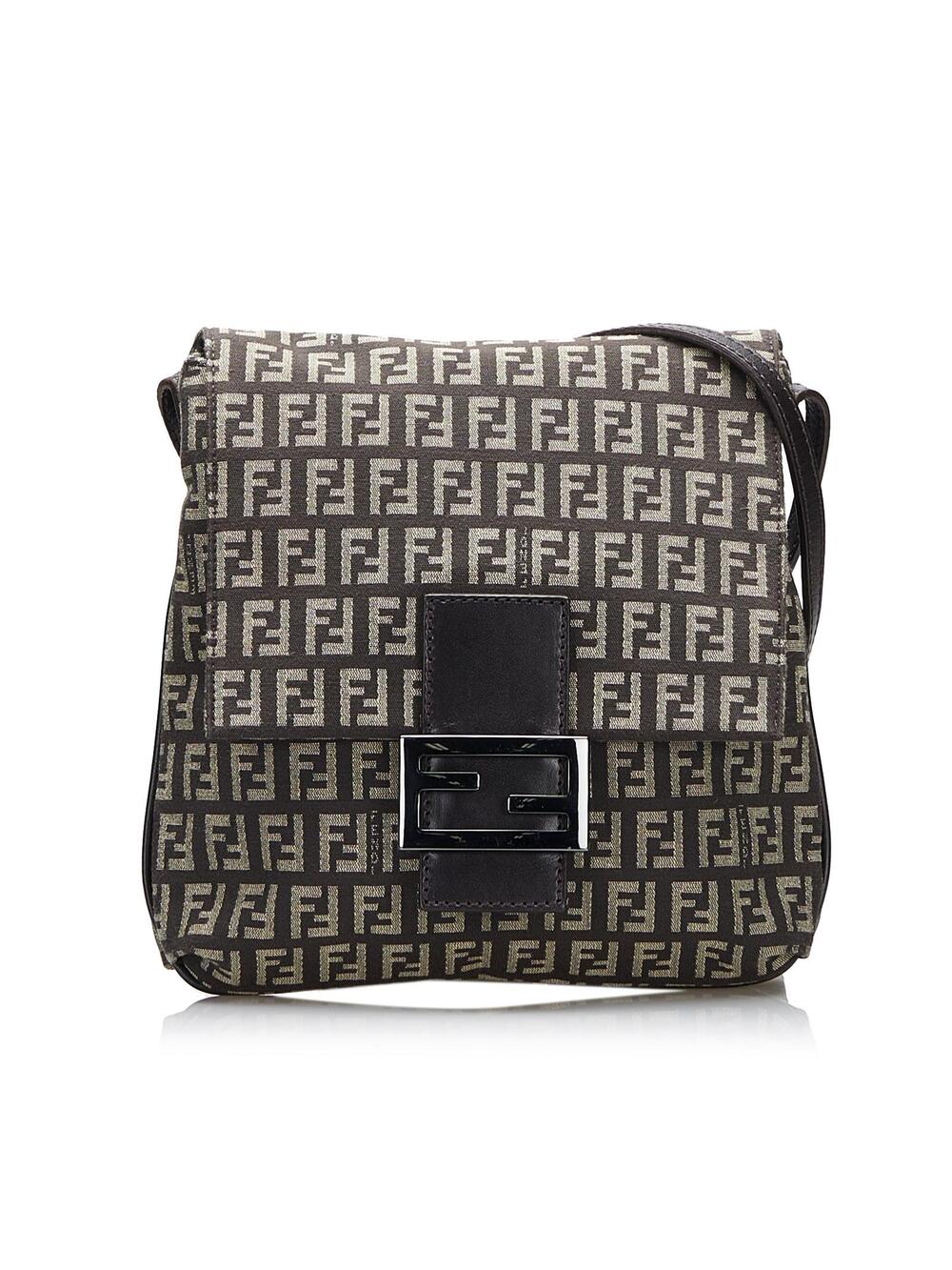Fendi Zucchino Crossbody Pre-Loved Bag #351203F50B